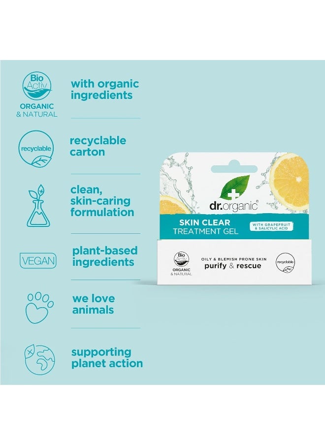 dr.organic Skin Clear Paraben & Sls-Free Vegan 5 In 1 Treatment Gel (10Ml)  - Image 5