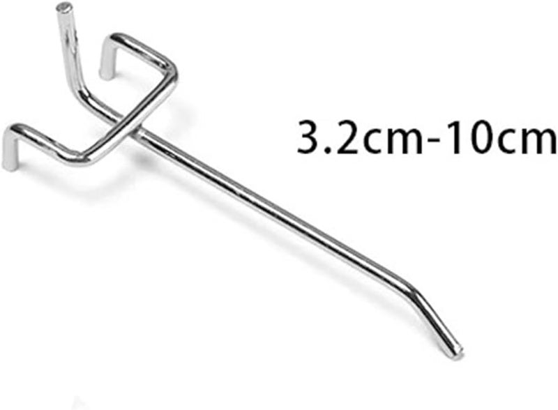 رفوف تخزين الحائط الشبكية المعدنية لوحة تعليق خطافات 40 قطعة 3 2 سم 10 سم لون - Image 3