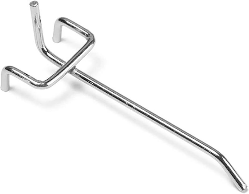 رفوف تخزين الحائط الشبكية المعدنية لوحة تعليق خطافات 40 قطعة 3 2 سم 10 سم لون - Image 2