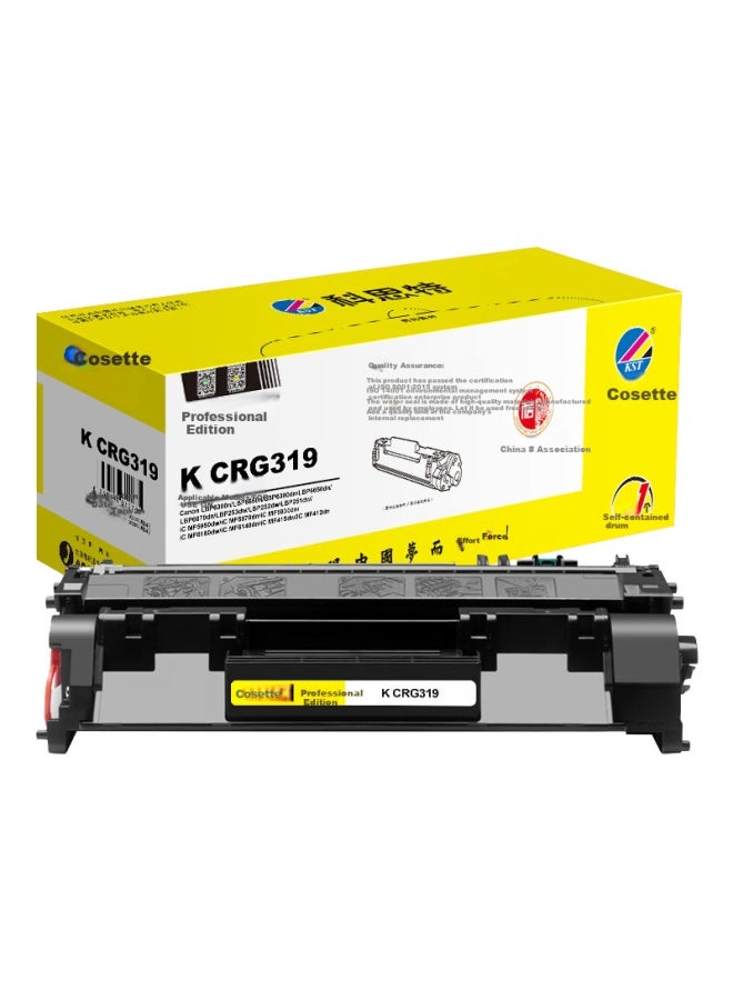 Kst K Crg319 Toner Cartridge Black (Compatible With Canon Lbp6300N/Lbp6650N/Lbp6300Dn/Lbp6650Dn/Lbp6670Dn) 2100 Pages Professional Edition - Image 1