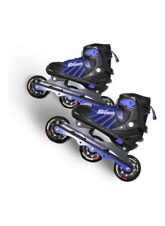 ENDLESS  EL1031 Inline Adjustable Skates Medium Size 34 EUR (UK 1.5) - 38 EUR (UK 5) for 6 to 12 Years | Aluminium Chassis and 100 mm PU Three Wheels | With ABEC 9 Bearings | Indoor and Outdoor  - Image 2