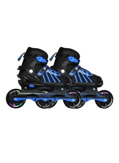 ENDLESS  EL1031 Inline Adjustable Skates Medium Size 34 EUR (UK 1.5) - 38 EUR (UK 5) for 6 to 12 Years | Aluminium Chassis and 100 mm PU Three Wheels | With ABEC 9 Bearings | Indoor and Outdoor  - Image 1