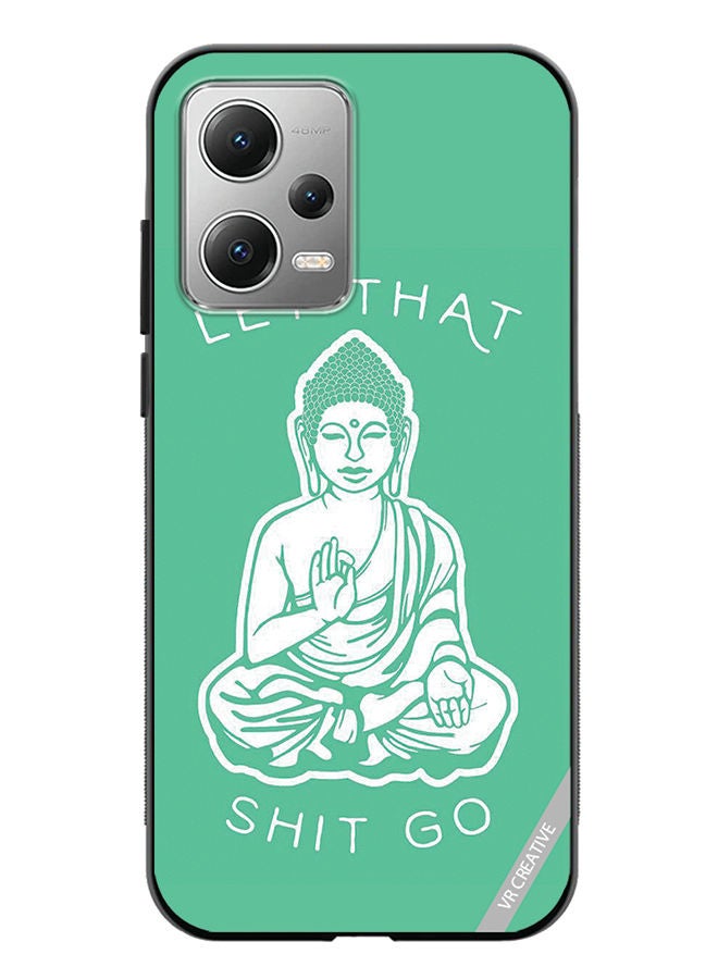 VR CREATIVE Protective Case Cover For Xiaomi Redmi Note 12 Let That Shit Go Design Multicolour - Image 1