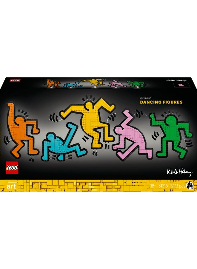 LEGO Art Keith Haring – Dancing Figures 31216 (1773) Pieces  - Image 2