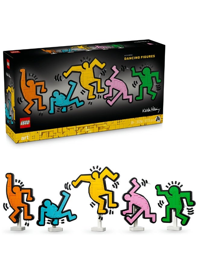 LEGO Art Keith Haring – Dancing Figures 31216 (1773) Pieces  - Image 1