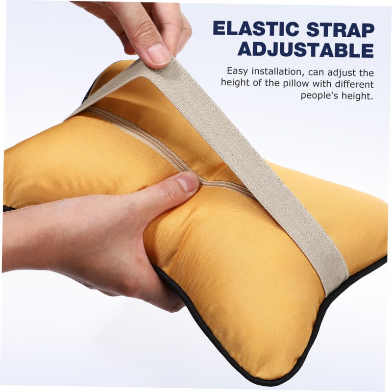 Black Car Neck Pillow 2 Pack Ergonomic Support for Driving Fatigue Relief All Seasons - Image 5