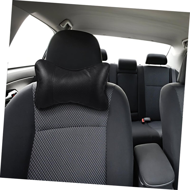 Black Car Neck Pillow 2 Pack Ergonomic Support for Driving Fatigue Relief All Seasons - Image 3