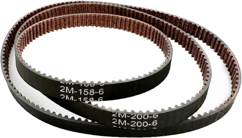 GT2 Timing Belt Upgrade Anti-slip Closed Loop 2GT-188-6 Width6mm leisurely(2GT-130-6mm) - Image 1