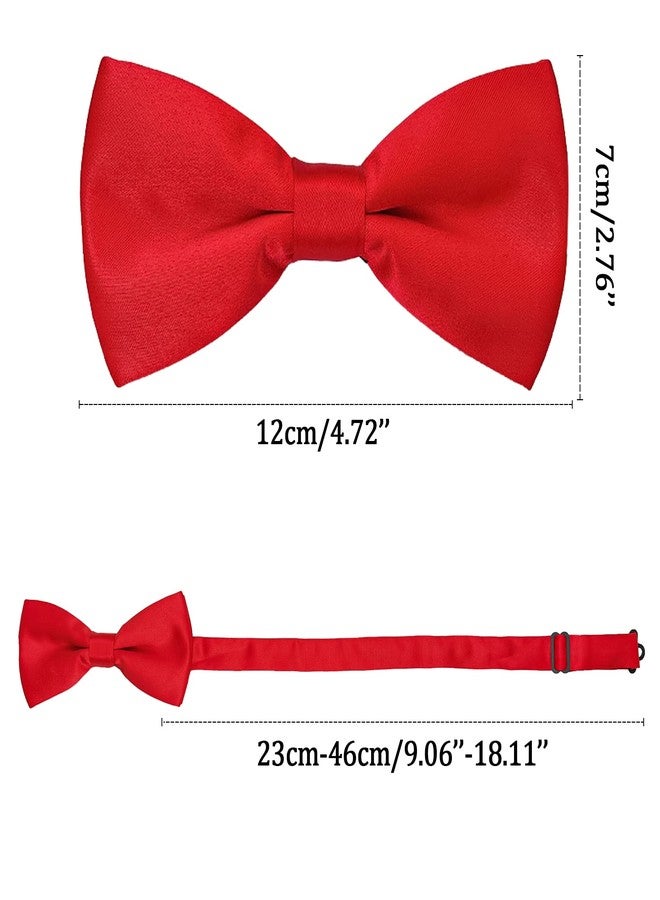 SYAYA Men's Bow Tie, Pre-Tied Silk Bowtie for Men & Boy Clip-On for Formal Business Tuxedo or Boys Office Uniform Suit U-MBT3 (Baby blue) - Image 4