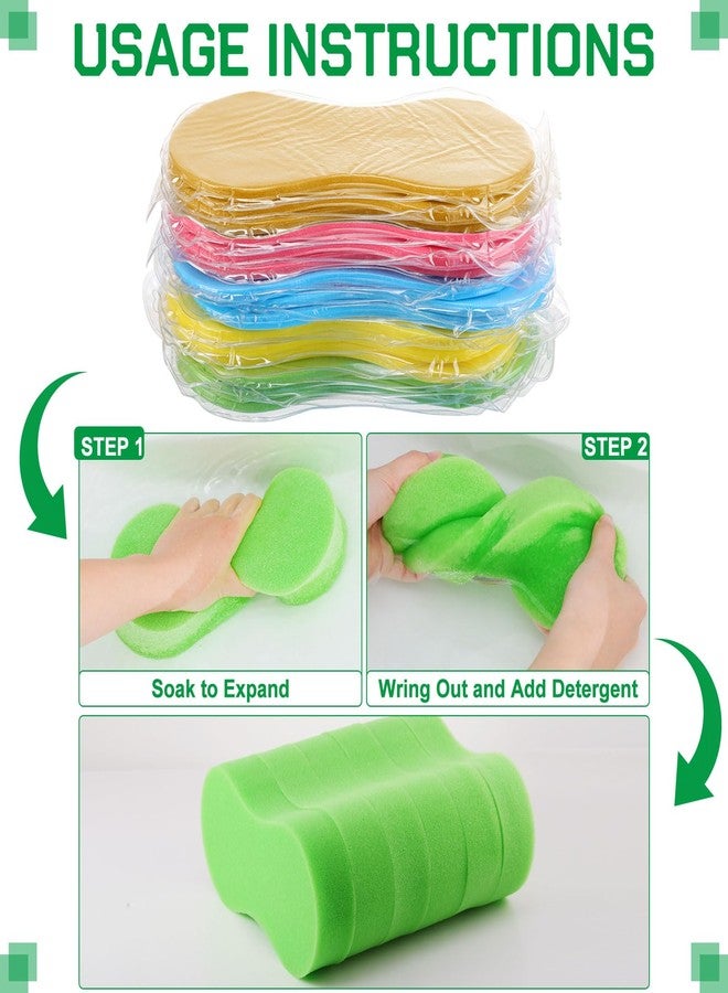 Vesici 48 Pack Car Wash Sponges, Large Sponges for Cleaning, Thick Giant Bone Sponge, Multi-Purpose, Ideal for Kitchen, Bathroom, Household Cleaning - Image 4