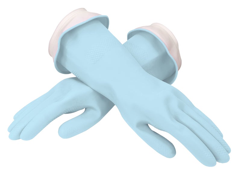 Casabella Casabella Waterblock Premium Gloves Aqua Blue Large 