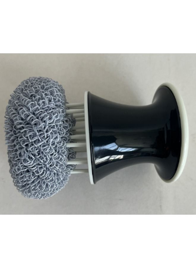 XIANGYU 1pc Span-New Cleaning Brush Kitchen Accessories Stainless Steel Wire Ball Pot Mushroom Shape Short Handle Brush  - Image 4
