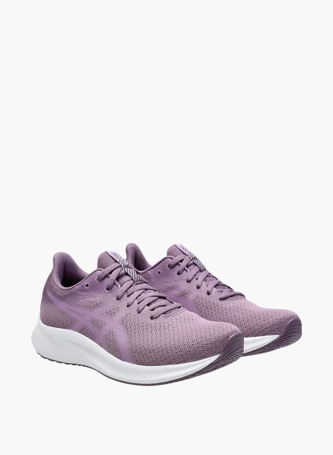 asics Women's Logo Detail Sports Shoes With Lace-Up Closure - Patriot 13