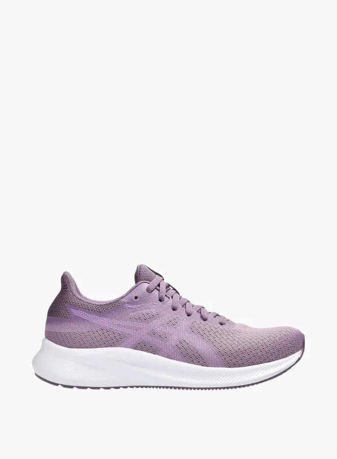 asics Women's Logo Detail Sports Shoes With Lace-Up Closure - Patriot 13