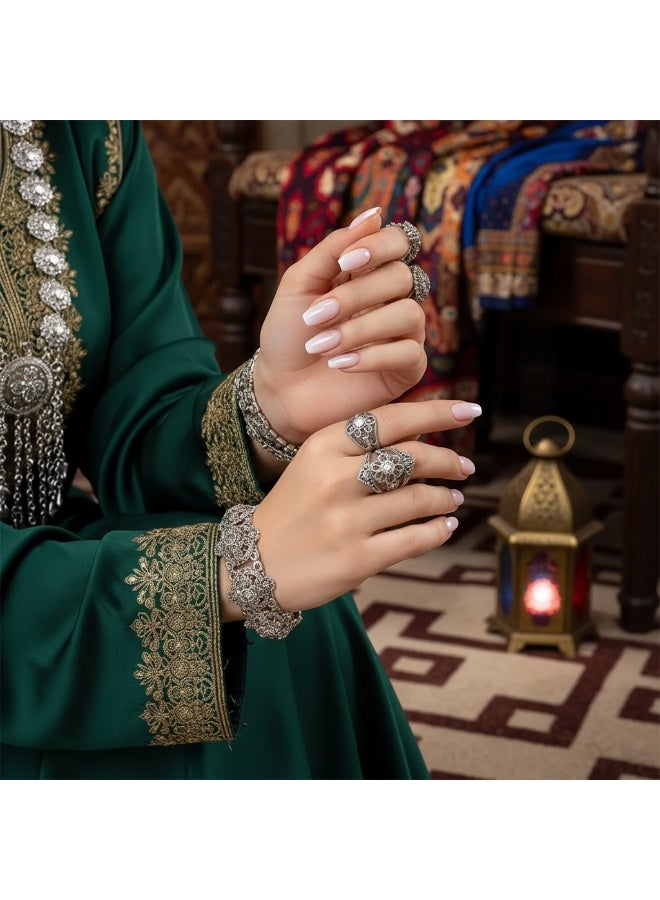 سنسيب نوع الأظافر: أظافر فرنسية ملصقة - حزمة جل ناعم، أظافر فرنسية مزيفة قصيرة، أظافر صالونية الجودة، أظافر ملصقة بسلاسة، أظافر ملصقة بالغراء للنساء، فن الأظافر، تزيين الأظافر. - Image 3