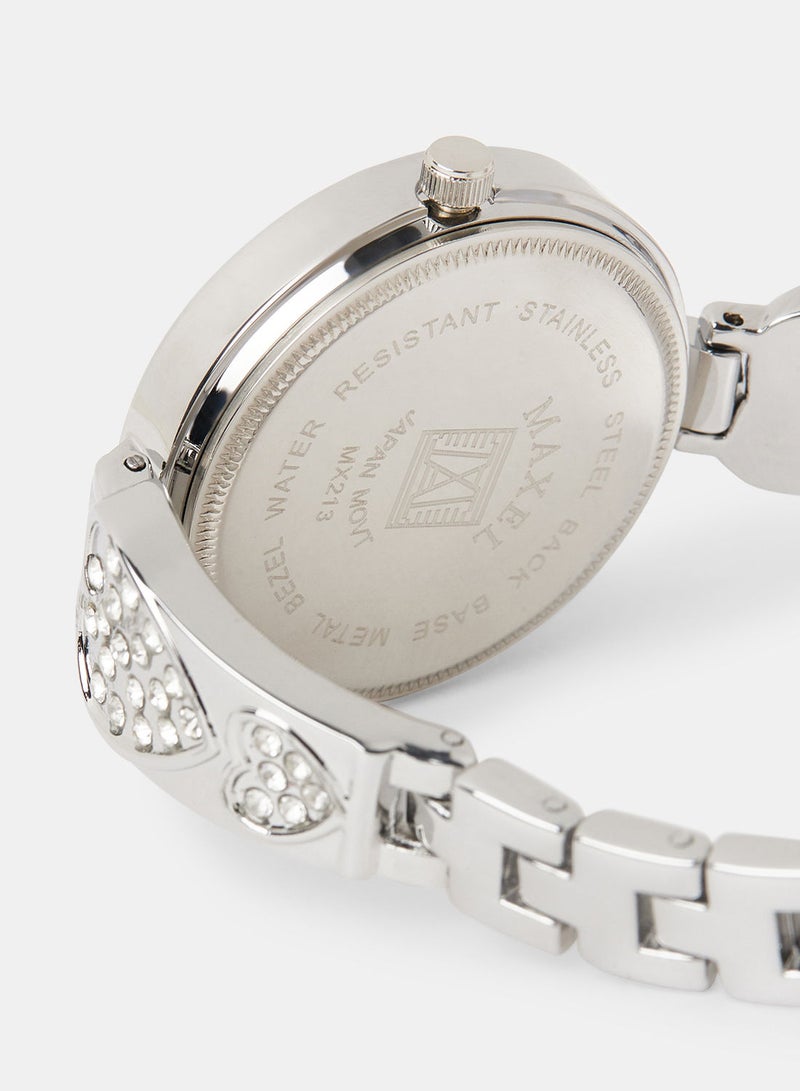 Maxel Women's Embellished Wrist Watch MX67 - Image 4