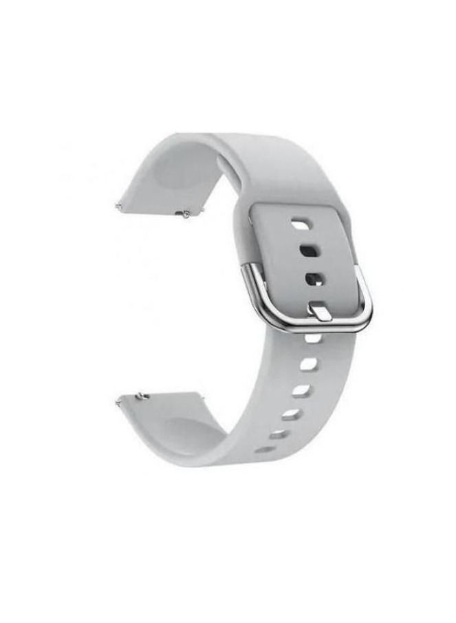 20mm Sport Silicone Straps For Amazfit Bip 3 Pro/Bip 3  - Gray - Image 1
