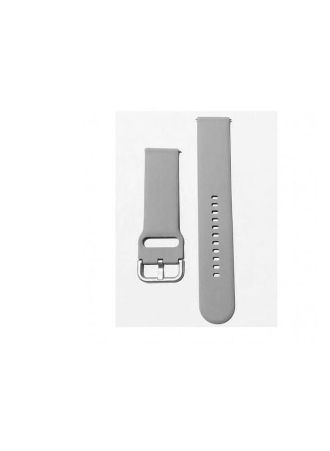 20mm Sport Silicone Straps For Amazfit Bip 3 Pro/Bip 3  - Gray - Image 2
