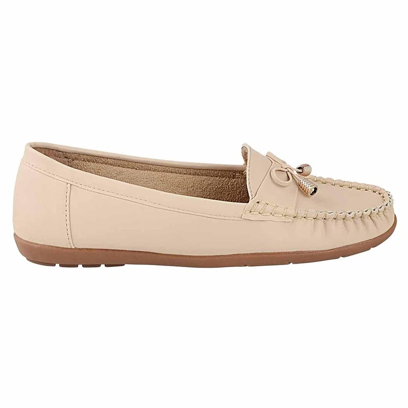 Shoetopia أحذية لوفرز كاجوال أنيقة للنساء من شوتوبيا | أحذية مسطحة مريحة سهلة الارتداء بتصميم فيونكة ونعل ناعم للاستخدام اليومي - Image 4