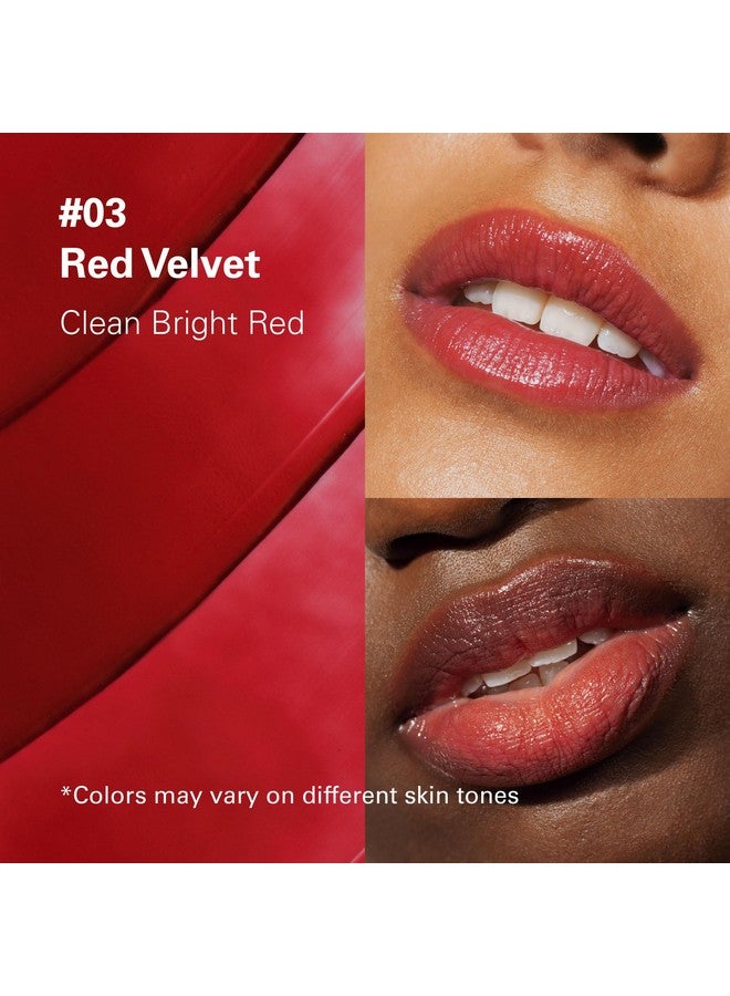 Melixir Vegan Lip Butter 03 Red Velvet(Tinted) (+11 More Colors) 0.13Oz Bee Free Petrolatum Free Deep Nourishing Plantbased Vegan Chapstick Vegan Lip Balm For Dry Cracked And Chapped Lips - Image 3