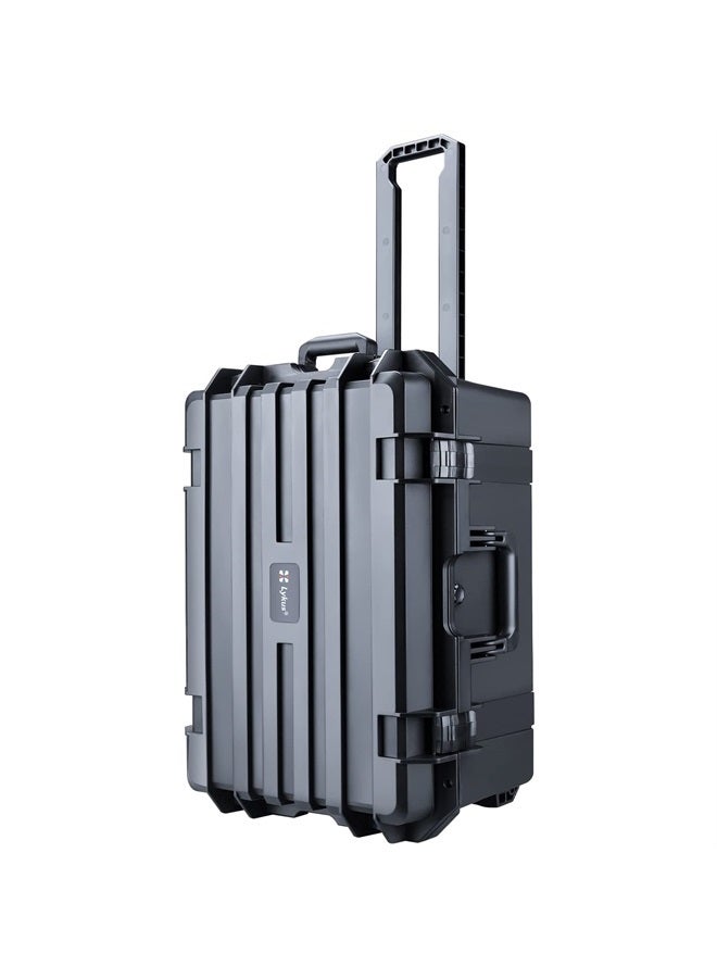Lykus HC-6030 Large Waterproof Hard Case with Wheels and Customizable Foam, Interior Size 23.5x16.8x10.7 inch, Suitable for large electronic equipment and more - Image 1