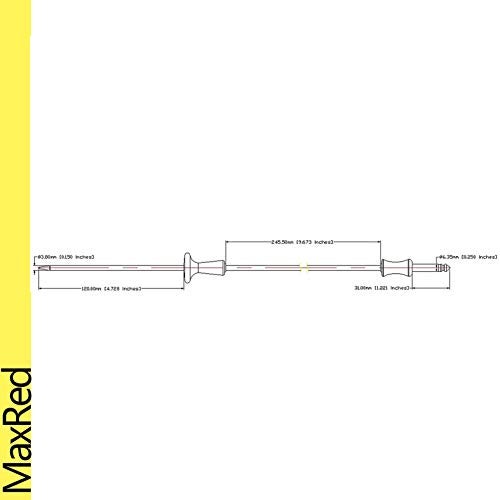 MaxRed WB20T10025 Meat Probe Thermometer Gauge Thermistor for GE (General Electric), Hotpoint, Kenmore, RCA Electric/Gas Range, Built-in Wall Oven, Baker - Image 2