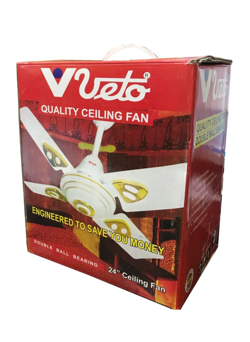 Veto Veto 24-inch Decorative ceiling Fan  - Image 2
