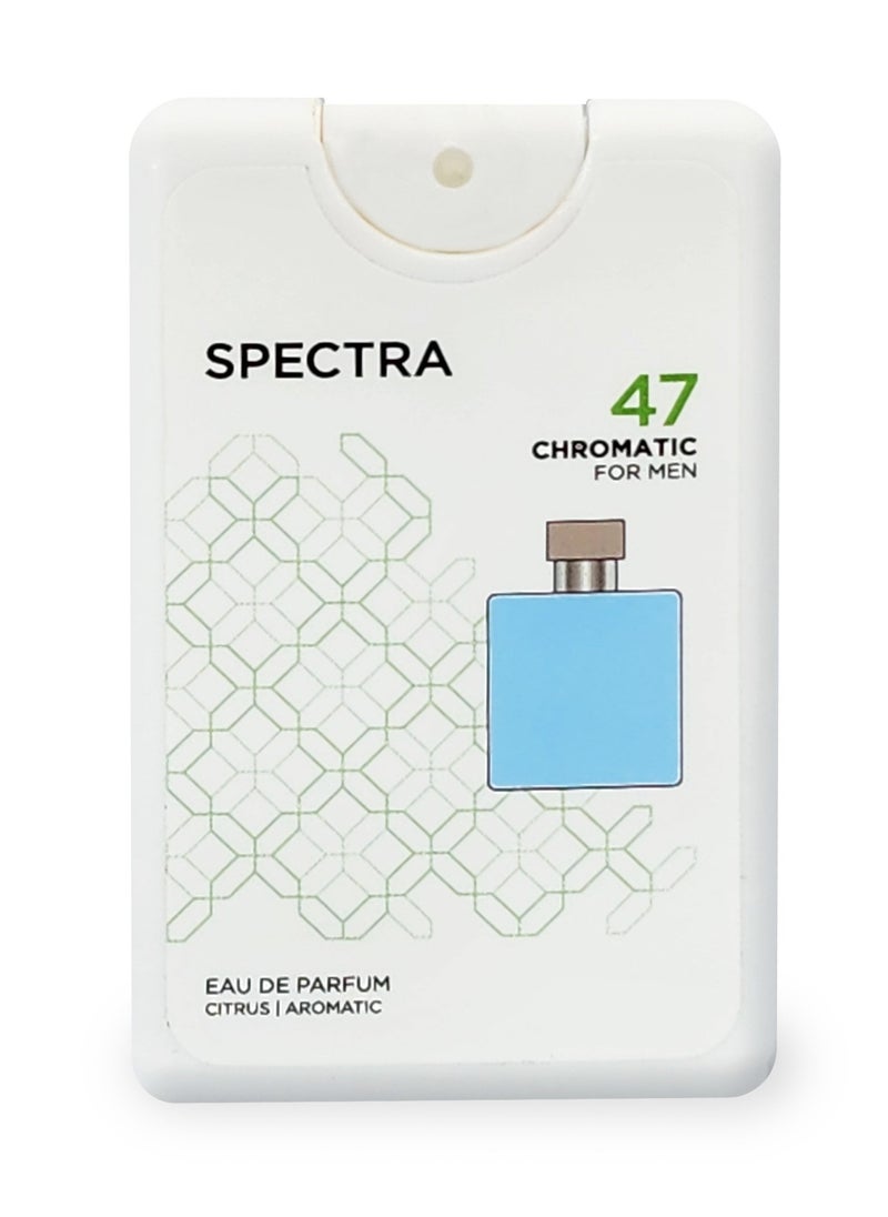Spectra - Pocket 047 Chromatic Eau De Parfum For Men - 18ml - Image 1