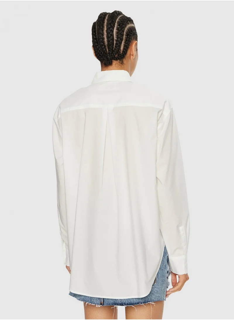 كالفن كلاين جينز WOVEN LABEL RELAXED SHIRT