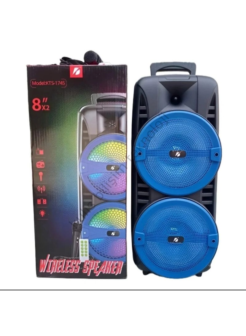 Brodu KTS-1745 8″inch Wireless speaker - Image 2