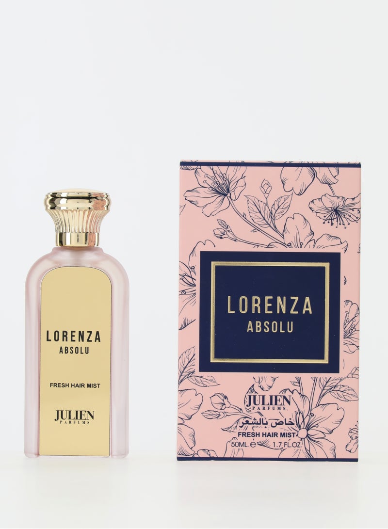 جولين برفيومز عطر شعر لورينزا ابسولو من جوليان بيرفيوم 50مل | عطر شعر منعش وفاخر للشعر - Image 4