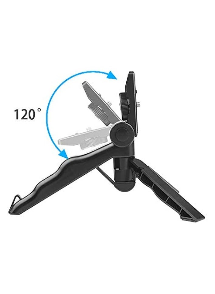 Digipower Vlogging"Like Me" LED Video Light + Microphone + Mobile Phone Holder + Hand Grip/Mini Tripod Compatible with Smartphones for TikTok, Youtube, Live Streaming and Meetings - Image 3