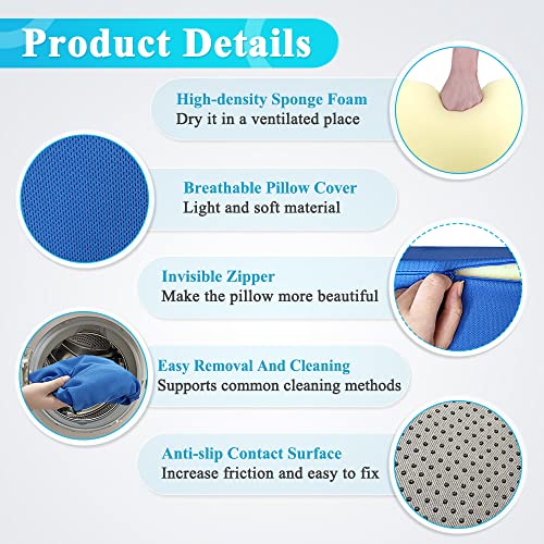Mistuki Wedge Pillow for Bed Sores Positioning Elderly Medical Bolsters Incline Foam Body Positioners Wedge Back Support Pillows After Surgery Pregnancy Side Sleeping Prevent Back Pain (23.62 Inch) - Image 4