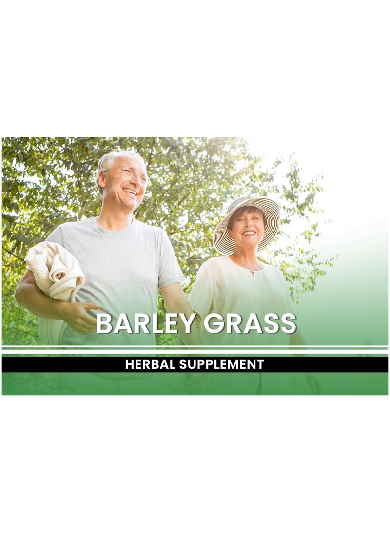 PURE ORIGINAL INGREDIENTS Barley Grass Herbal Supplement, 365 Capsules - Image 4