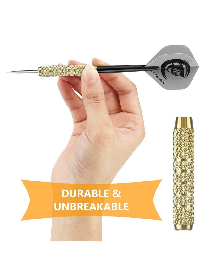 accmor Steel Tip Darts, 18 Grams Metal Tip Dart Set, Darts Metal Tip Set, Metal Darts For Dartboard, 18Pcs  - Image 4