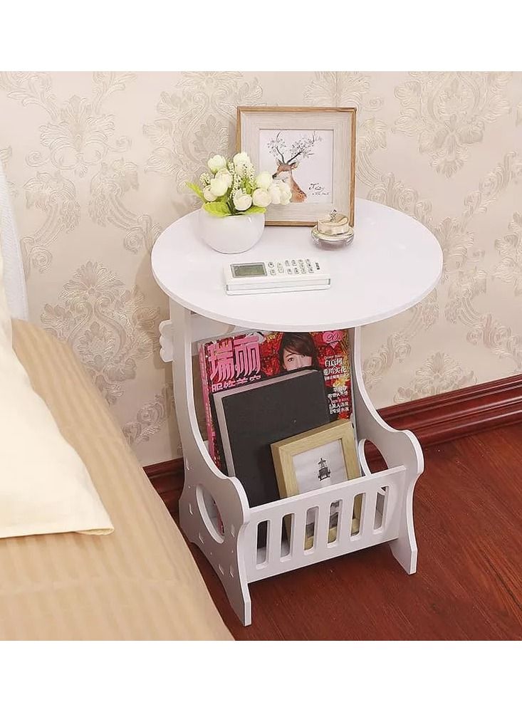 رف تخزين الطاولة طاولة جانبية لغرفة النوم - Image 2