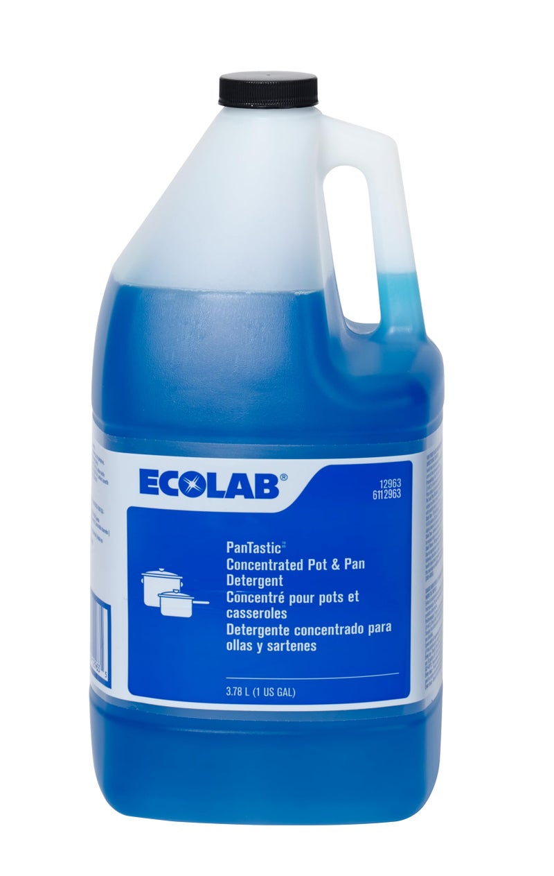 Ecolab PanTastic 12963 Concentrated Pot Pan Detergent 1 Gallon