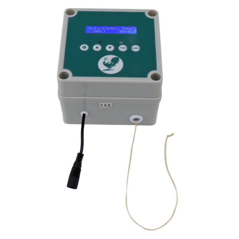 Automatic Chicken Coop Door: IP44 Waterproof, 50M Remote Control, LED Display - Light Sensing Timer Mode for Backyard Poultry Chicken Duck Coop - Image 3