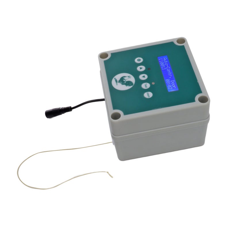 Automatic Chicken Coop Door: IP44 Waterproof, 50M Remote Control, LED Display - Light Sensing Timer Mode for Backyard Poultry Chicken Duck Coop - Image 4