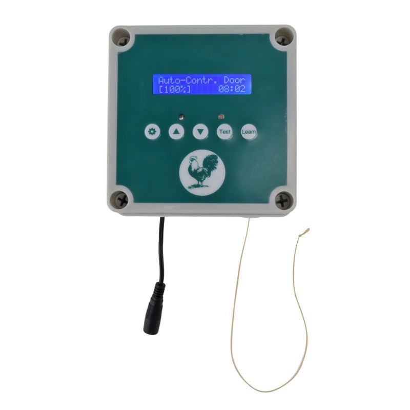 Automatic Chicken Coop Door: IP44 Waterproof, 50M Remote Control, LED Display - Light Sensing Timer Mode for Backyard Poultry Chicken Duck Coop - Image 5