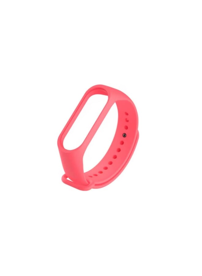 Replacement Silicone Strap For Xiaomi Mi Band 5/6 Dark Peach - Image 1