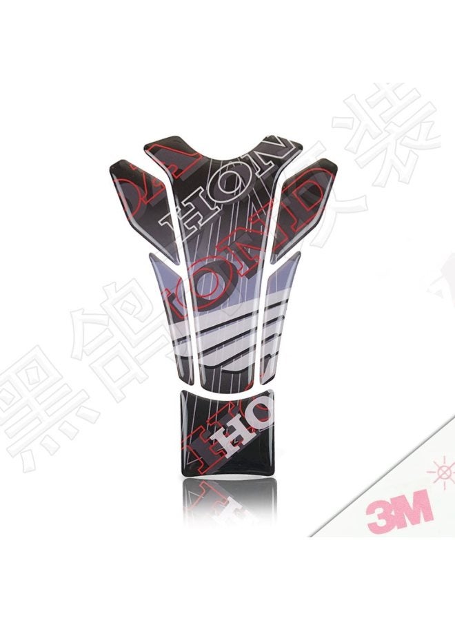 Suitable For Ktm Suzuki Honda Yamaha Motorcycle Stereo Waterproof Fuel Tank Sticker Decorative Fuel Tank Fish Bone Decal-Color:Honda 6 3m Non-adhesive Waterproof Non-slipvv-Size:Default Itemvv - Image 1