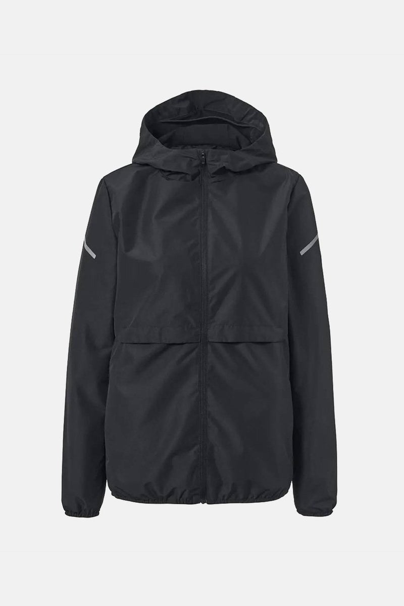 Tchibo جاكيت رياضي نسائي بأكمام طويلة مناسب للجري، أسود - Image 3