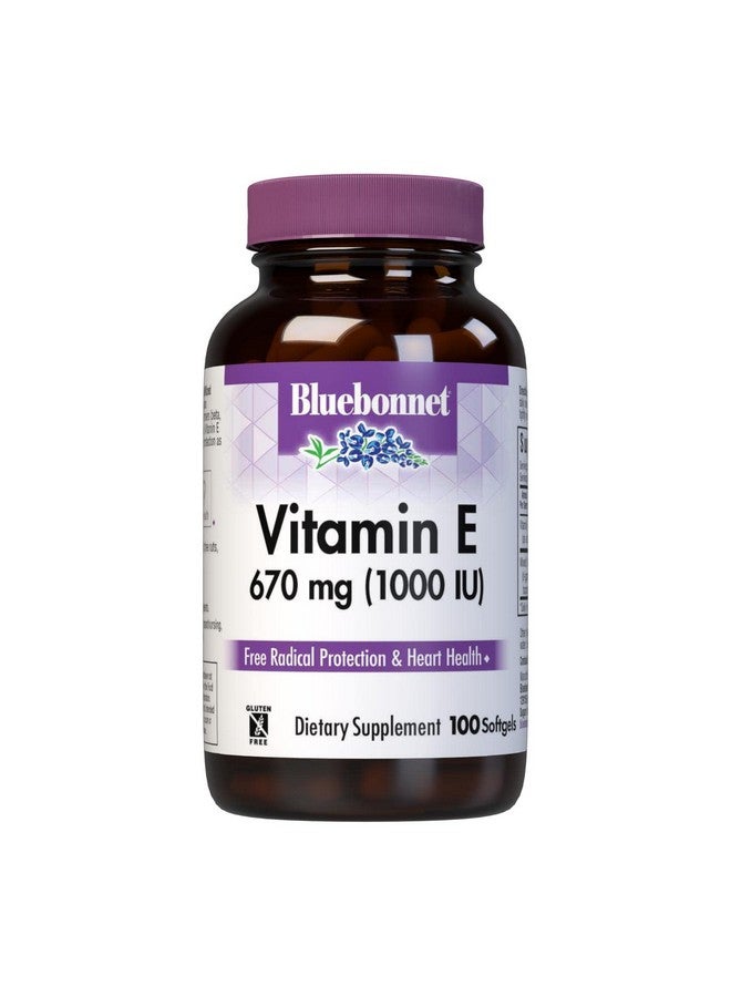 BlueBonnet Vitamin E 1000 IU Mixed Softgels, 100 Count - Image 1