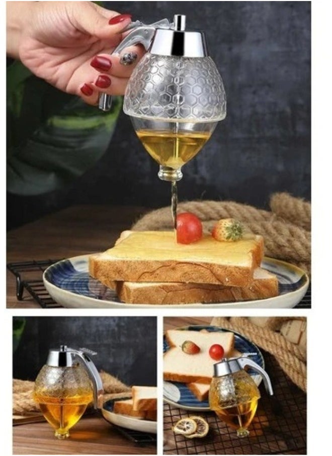 Generic - Honey dispenser with stand in the shape of a honeycomb - Image 1