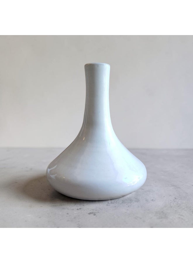 color zone pottery A 10cm ceramic and porcelain vase for office and home decoration, featuring unique designs. - Image 1
