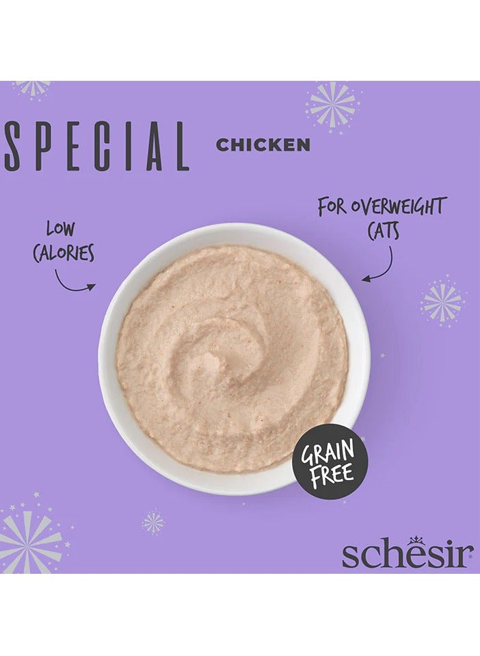 شيسر 12 قطعة طعام موس خاص للقطط رطب بالدجاج - 70 جم - Image 3