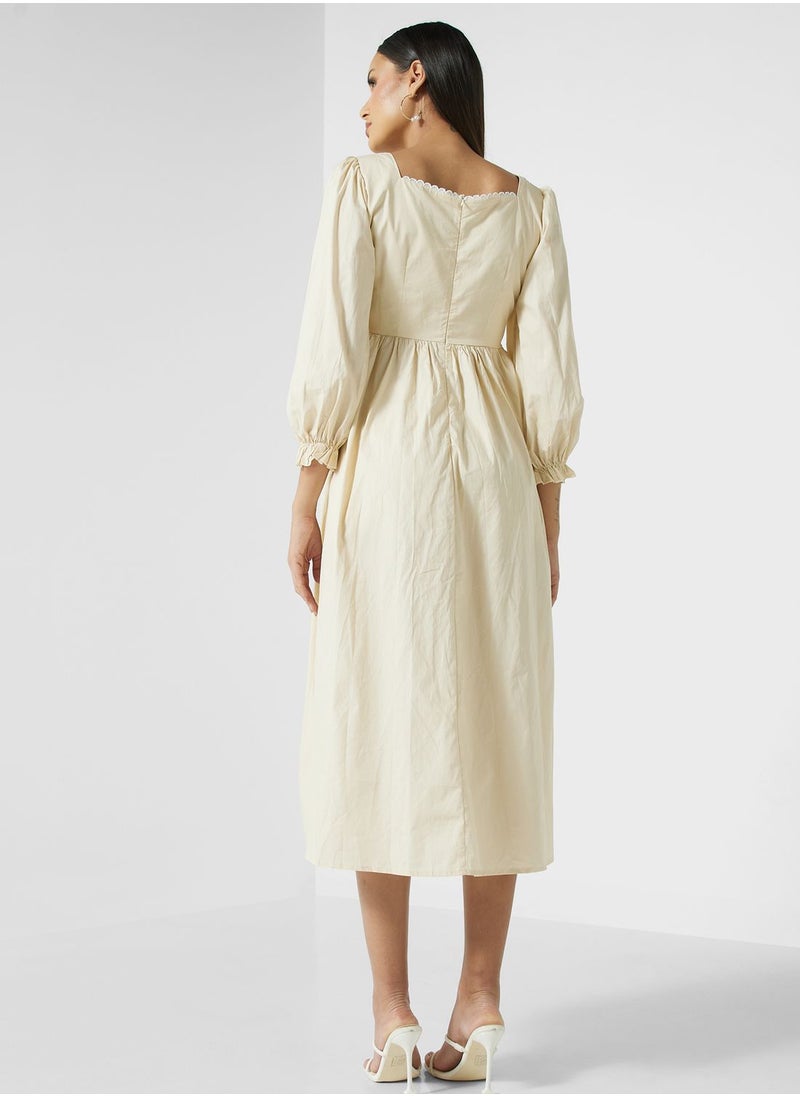 ELLA Soft Batwing Sleeve Dress  - Image 2