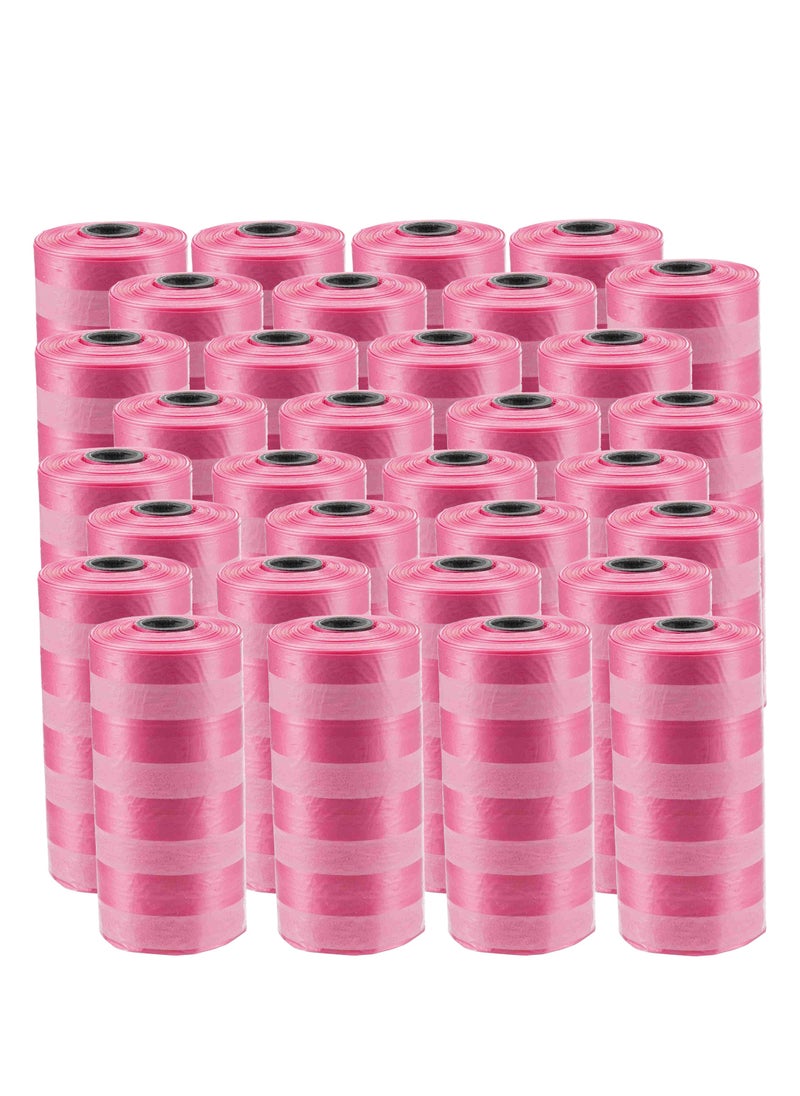 amchi baby Amchi Baby Disposable Scented Bags pack of 32 rolls/640 Bags- Pink  - Image 2