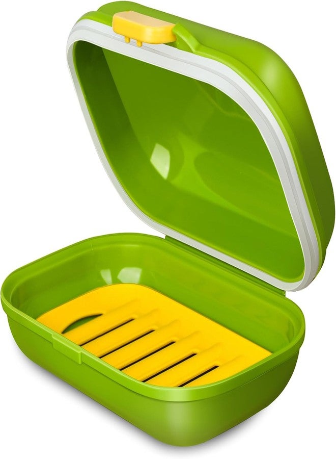 MVM Enterprise Travel Soap Case Leakproof Soap Box with Lid Bar Soap Holder for Traveling Draining Soap Dishes for Bathroom Shower Gym School Camping Vacation Outdoor Travel Essential (1 pcs) - Image 2